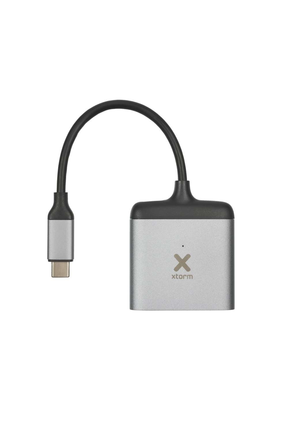 Connect USB - C auf 2x HDMI Hub - Space Grey - Xtorm DE