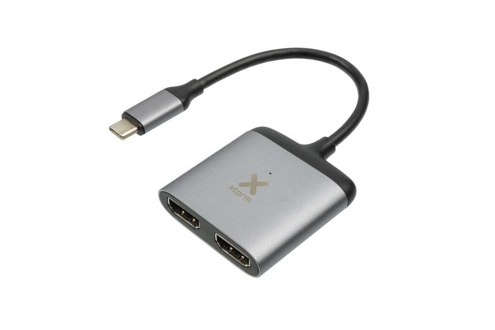 Connect USB - C auf 2x HDMI Hub - Space Grey - Xtorm DE